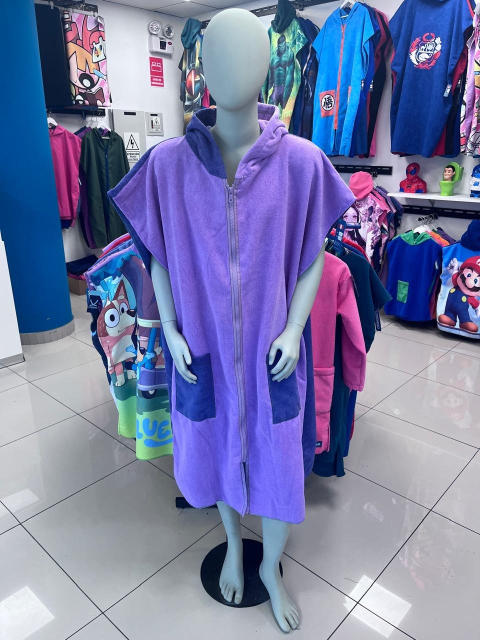 CAMBIADOR C/CIERRE MIX LILA-MORADO ADULTO ML - Imagen 4