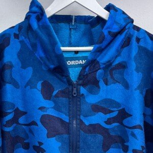CAMUFLADO C/CIERRE AZUL ADULTO ML UNISEX.